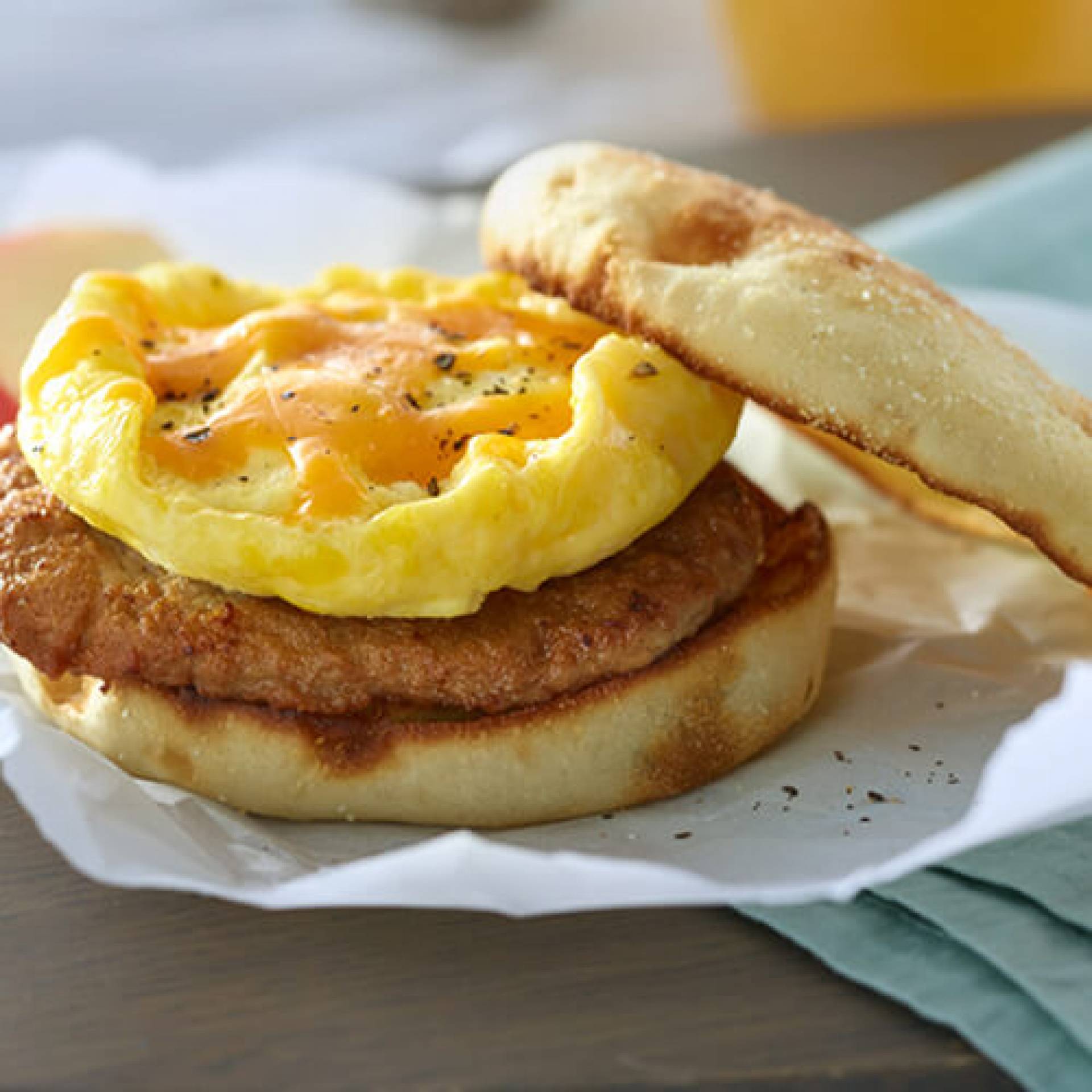 Sausage & Egg Breakfast Sandwich