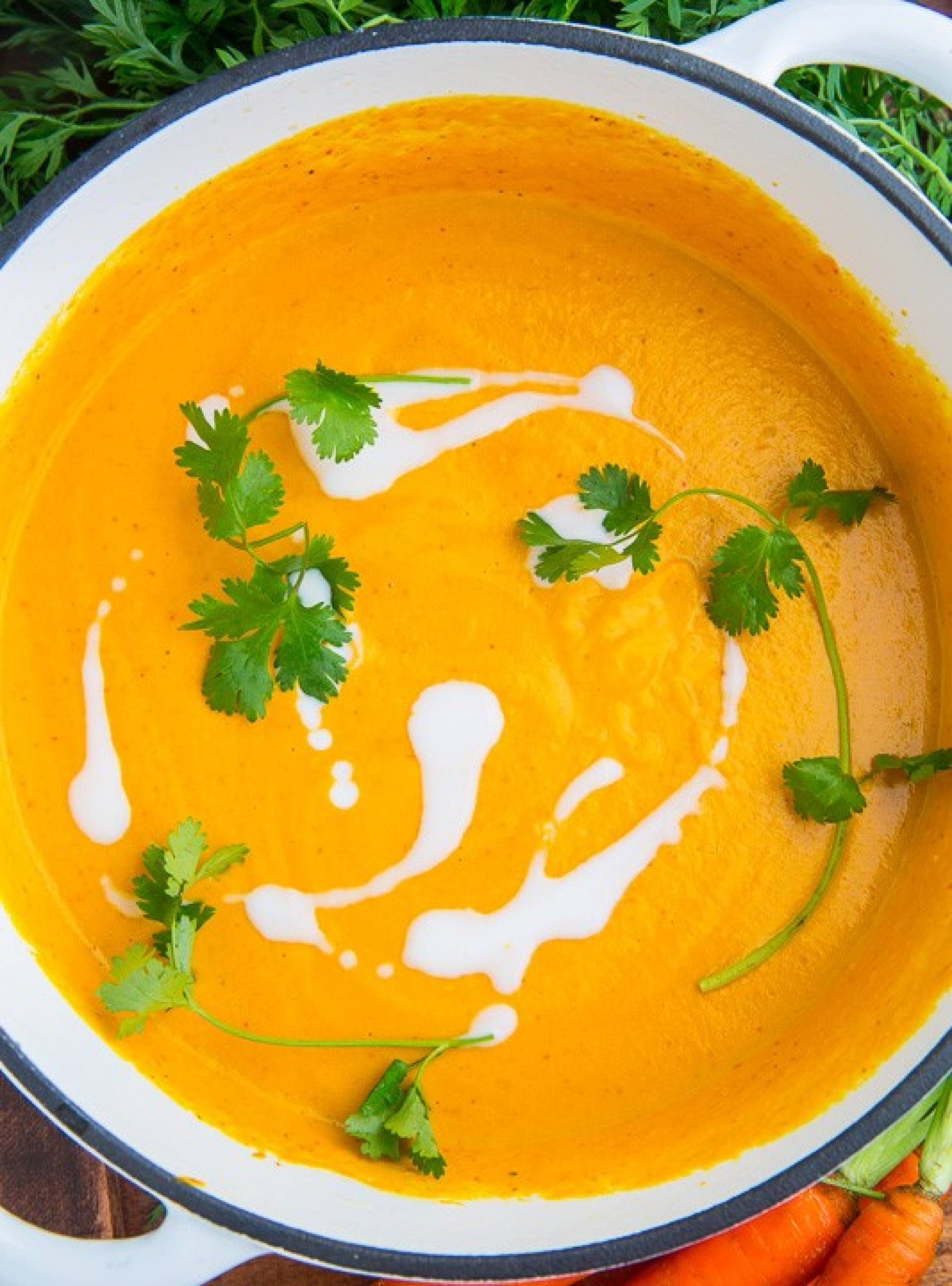Curried Carrot Coconut Cream Soup