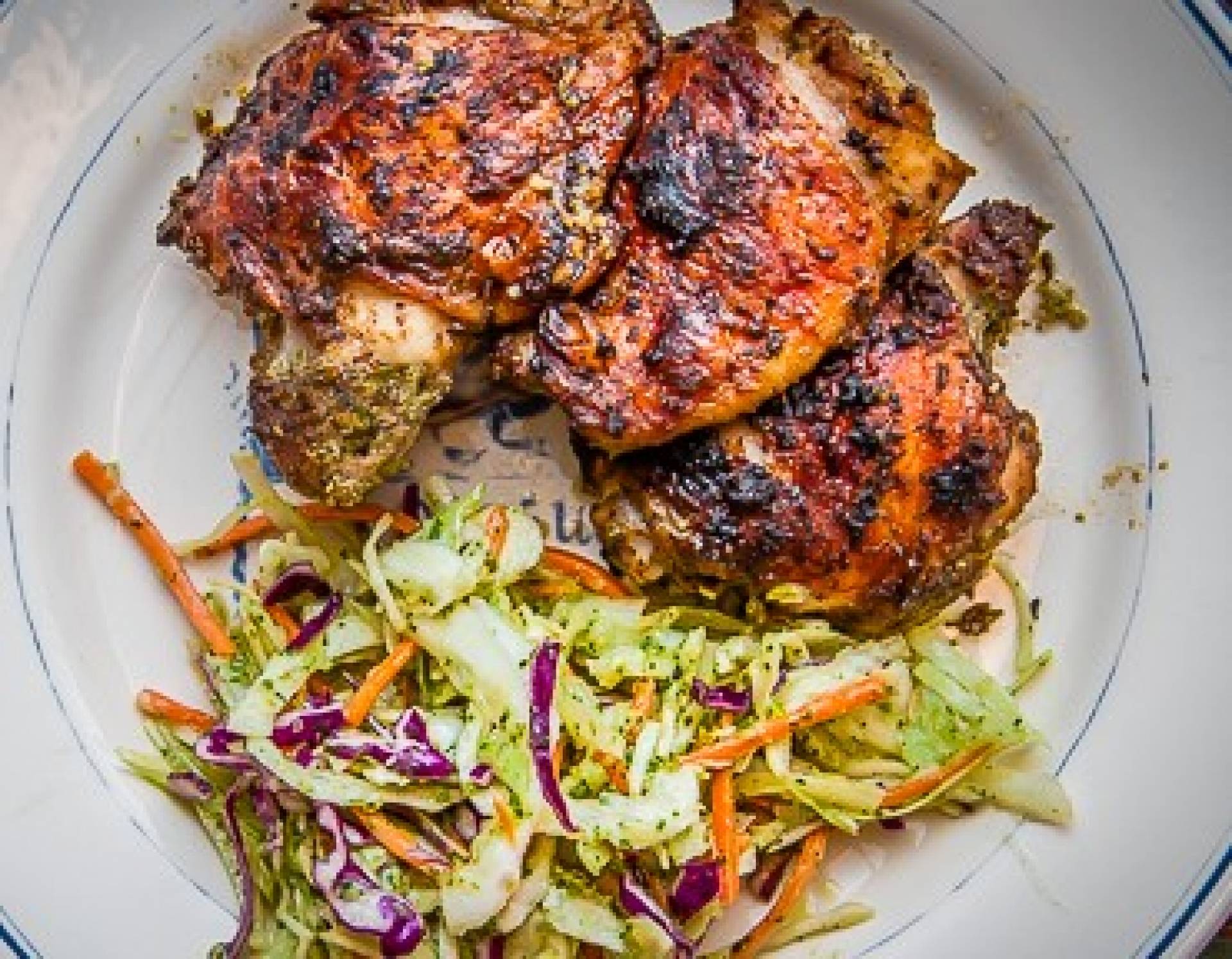 Low Carb Jerk Spiced Chicken Thighs