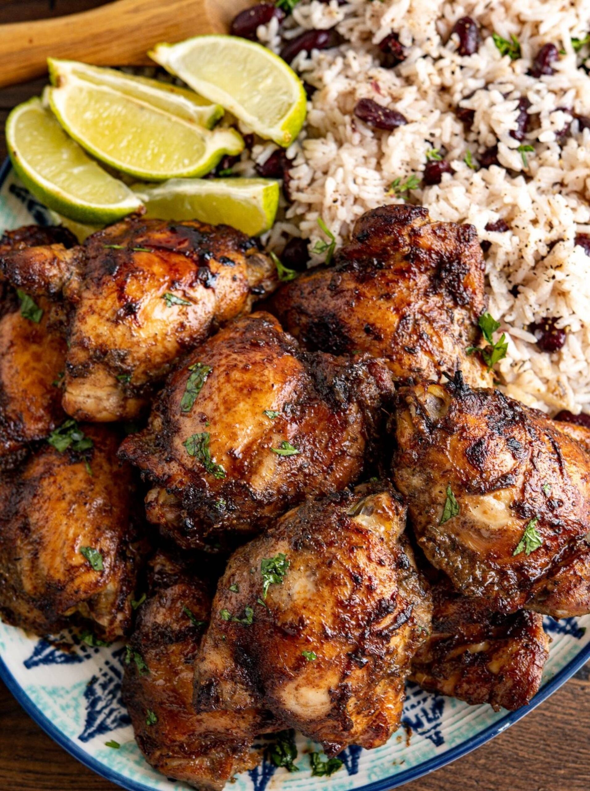Jerk Spiced Chicken Thighs